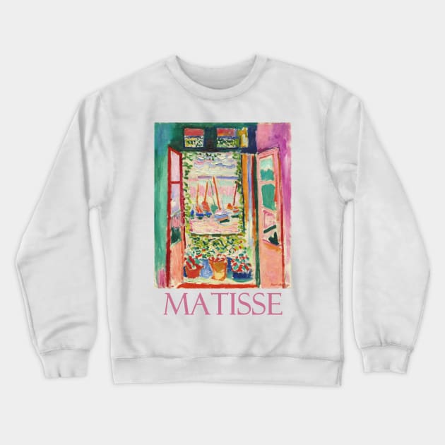 The Open Window by Henri Matisse Crewneck Sweatshirt by Naves